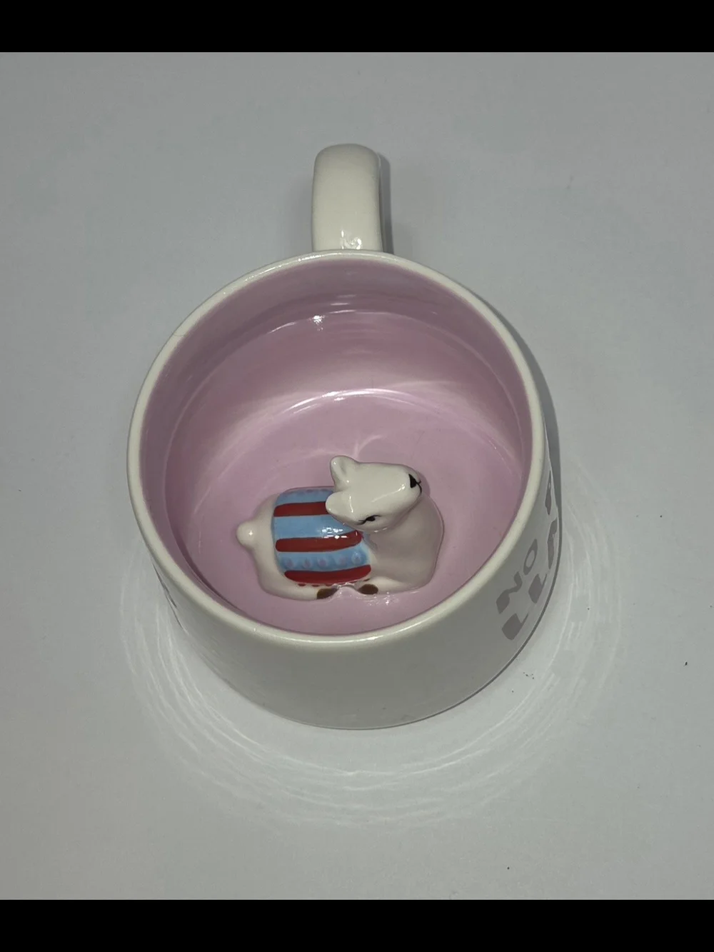 No Prob Llama Purple-Accent Ceramic Coffee Mug NWOT